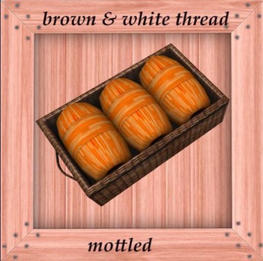 Thread [G&S] (Mottled brown)