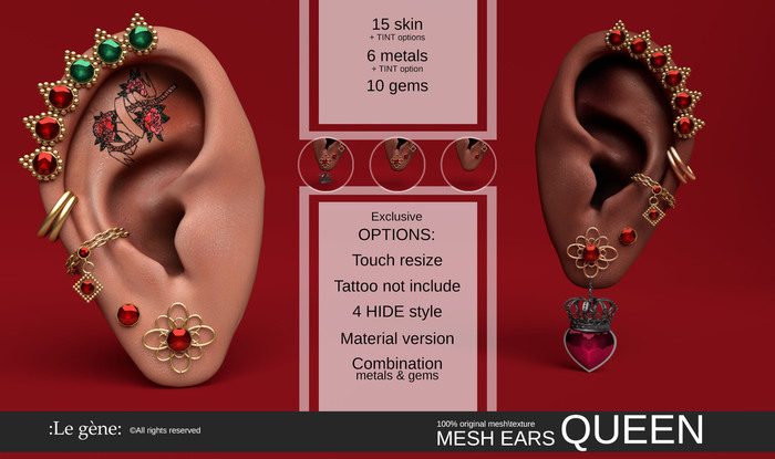 :Lg: - :Mesh Ears: - Queen
