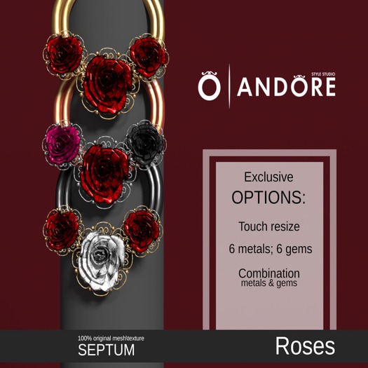 :ANDORE: -:Septum: - Roses