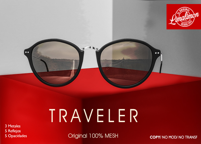 [Limalimon] Sunglasses Traveler - Black