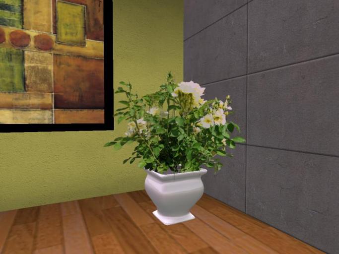 Arkad's Potted Rose Climbing Carefree Sunshine flexi plant