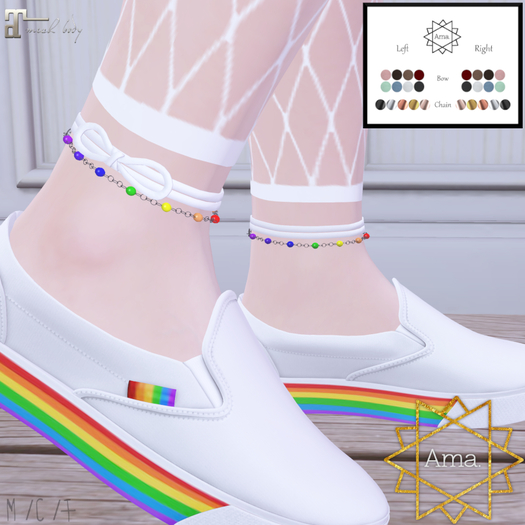 Ama. : Amelia Anklets Pride Edition