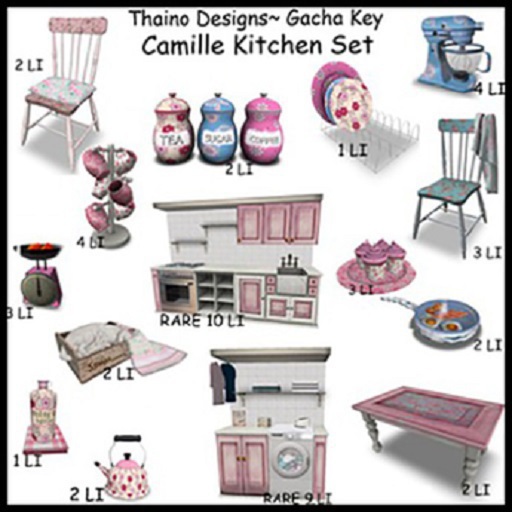 Camille Laundry set RARE