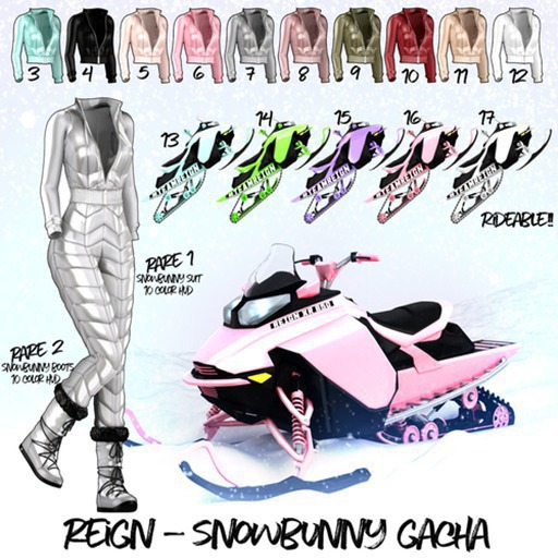 REIGN.- SNOWBUNNY PUFFER (MAITREYA)- OLIVE # 9