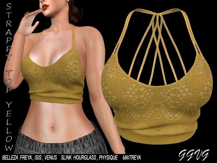 STRAPPY TOP YELLOW