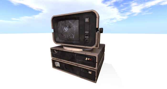 Old broken TV DVK2 Mesh