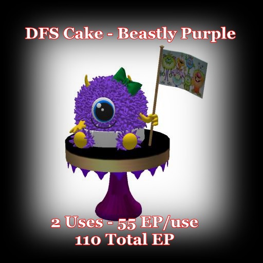 DFS TEXTURE - DFS Cake - Beastly Purple