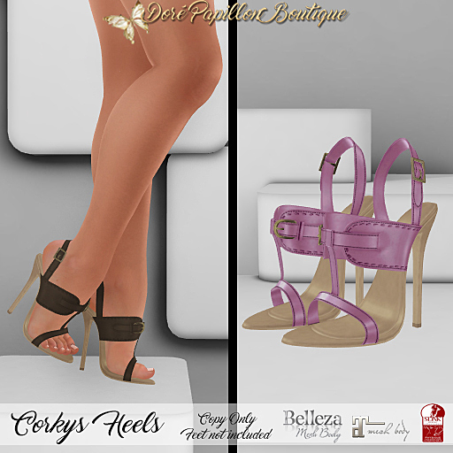 DPB Corkys Heels - Pink *MAITREYA, SLINK, & BELLEZA *