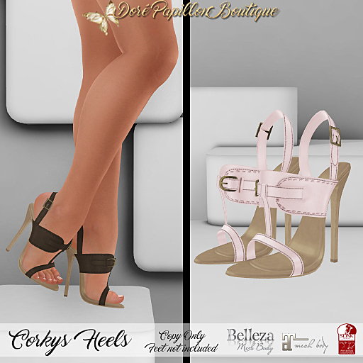 DPB Corkys Heels - Pale Pink *MAITREYA, SLINK, & BELLEZA *