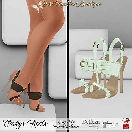 DPB Corkys Heels - Mint *MAITREYA, SLINK, & BELLEZA *