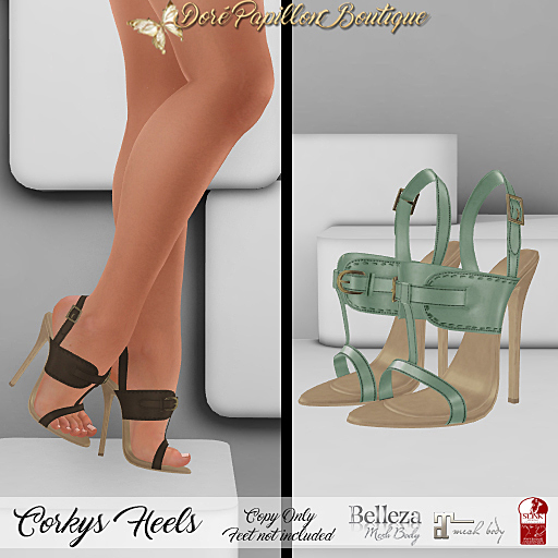 DPB Corkys Heels - Green *MAITREYA, SLINK, & BELLEZA *