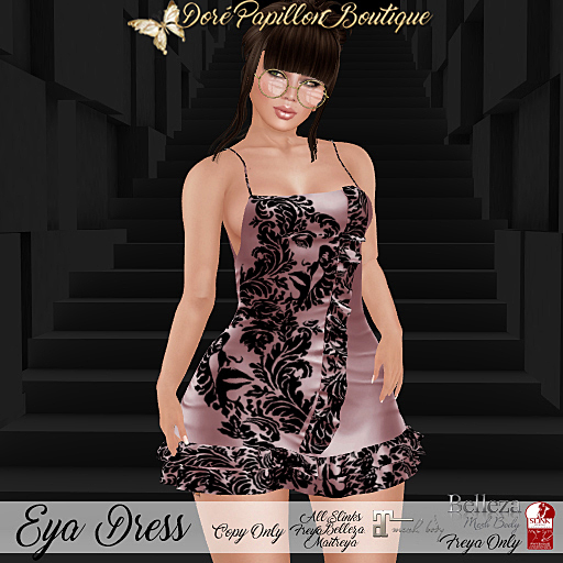 DPB Eya Dress - Fascial Pink * Maitreya, Slink Hour & Phys & Belleza Freya*