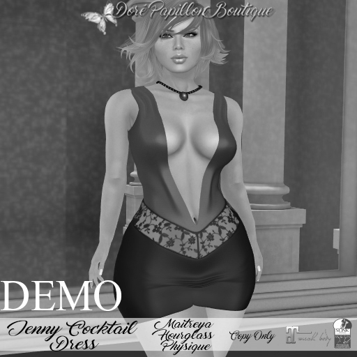 DPB Jenny Cocktail Dress - DEMO * Maitreya, Hourglass, & Physique *