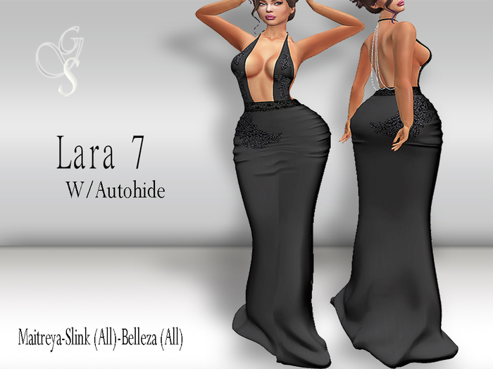 !GS- LARA GOWN DRESS 7 W/AUTOHIDE