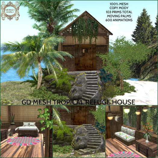 GD MESH TROPICAL REFUGE HOUSE