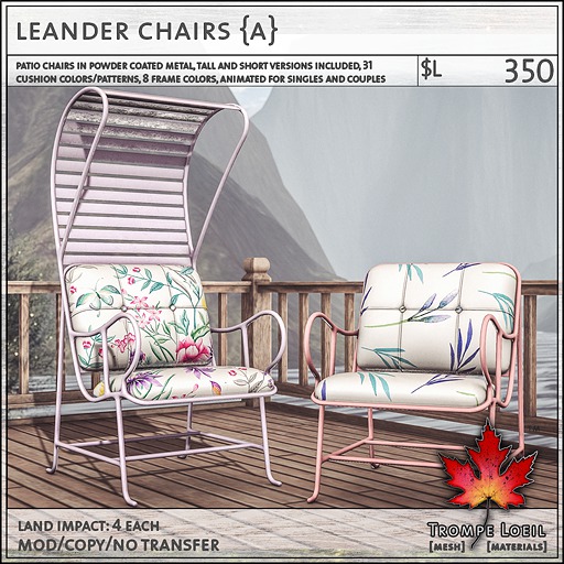 Trompe Loeil - Leander Chairs PG [mesh]