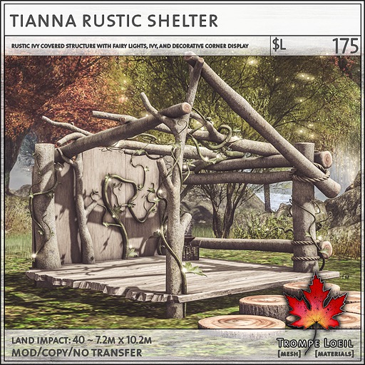 Trompe Loeil - Tianna Rustic Shelter [mesh]