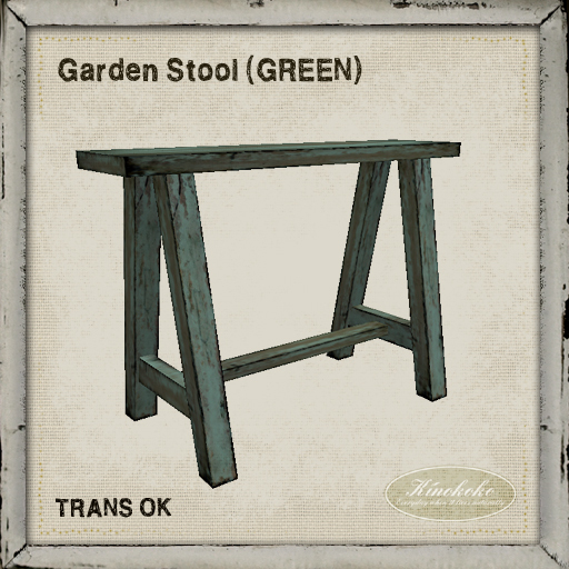 Kinokoko - Garden Stool(GREEN)