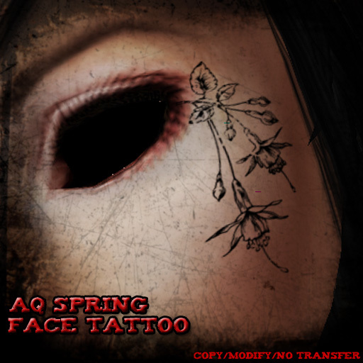 AQ face tattoo *Spring* 49L$ ONLY!!!