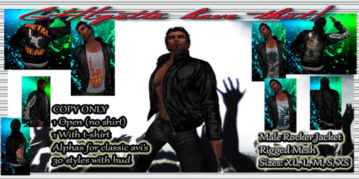 !GHT:AnaP!MESH MALE ROCKER JACKET W/HUD *DEMOS*