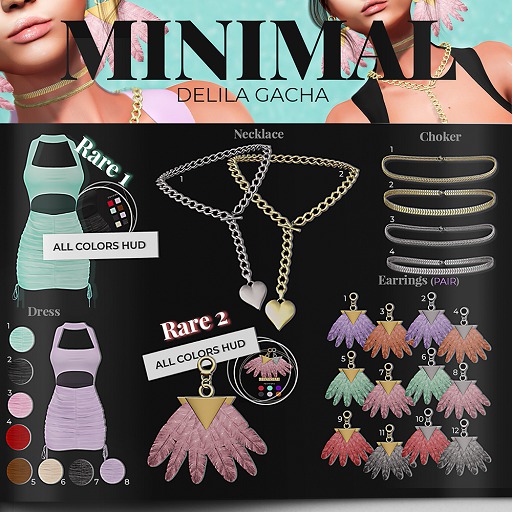 MINIMAL - Delila Earrings -2- RARE