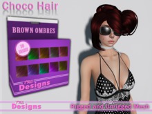 Choco Hair With Hud Brown Ombres