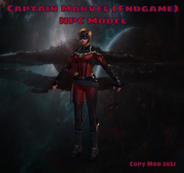 Second Life Marketplace - Captain Marvel Endgame NPC Model