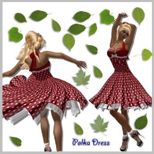 K&L Polka Dress Red/White