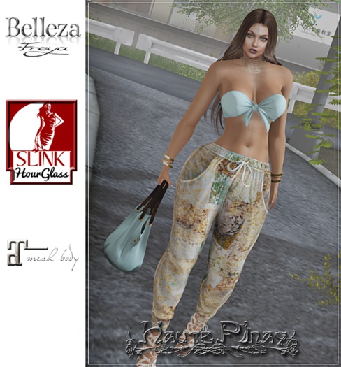 HautePinay [BOHEMIA] Bandeau Top & Baggy Pants