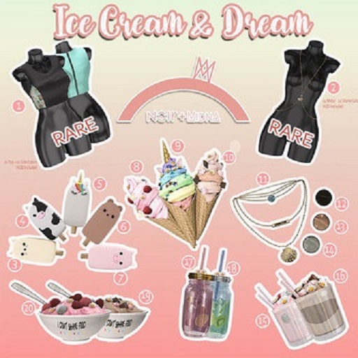 :::NOIR+MIDNA::: Ice Cream & Dream Gacha - 13