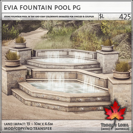 Trompe Loeil - Evia Fountain Pool PG V1.1 [mesh]