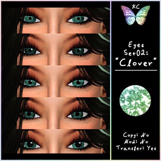 KC Eyes Set 2: Clover