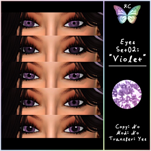 KC Eyes Set 2: Violet