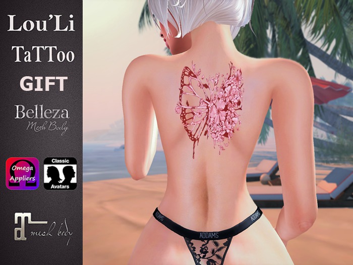 [Lou'Li] Butterfly Tattoo Gift