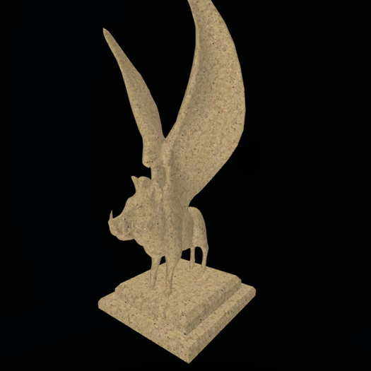 Warthog Gargoyle Brown