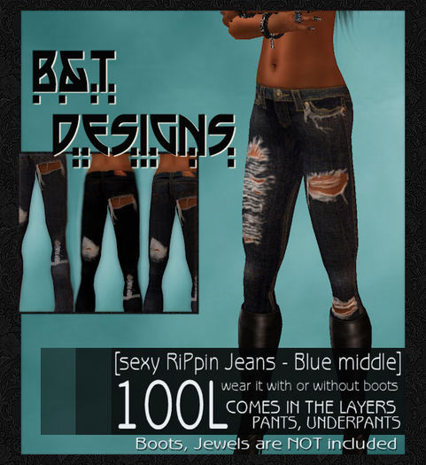 .Bijou ~ RiPpin-Jeans BLUE middle