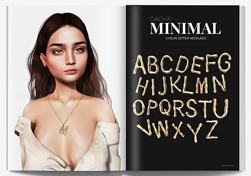 MINIMAL - Chelin Letter Necklace U