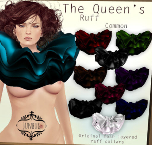 *{Junbug}* The Queen's Ruff Collar Brown -CBOX
