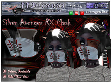 ~ Medusa Accessories ~ Silver Avenger RX Mask (Boxed)