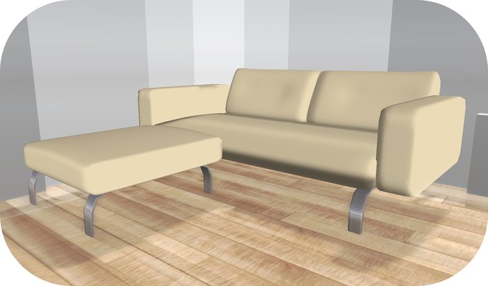 IOS Dafne Couch Creme