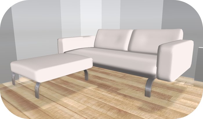 IOS Dafne Couch White