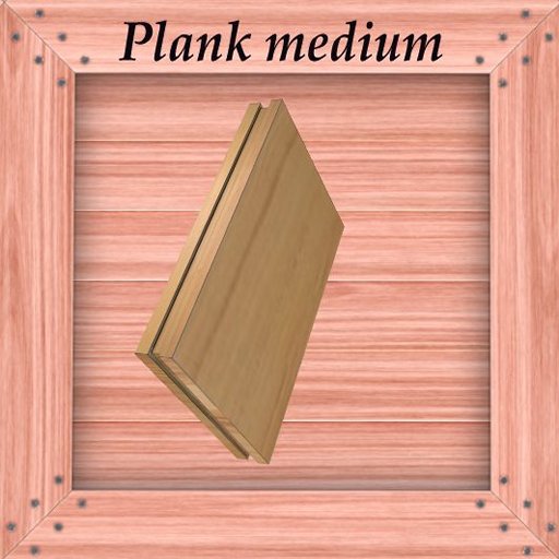 plank medium storage - vendor crate pink