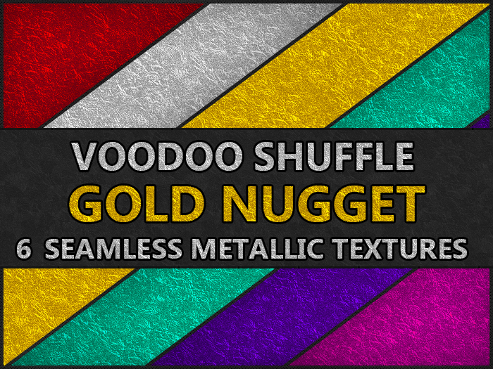 Second Life Marketplace - [VS] 6 Gold Nugget Textures