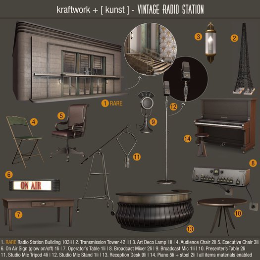 Second Life Marketplace - Kraftwork + [ kunst ] 7 Operator's Table