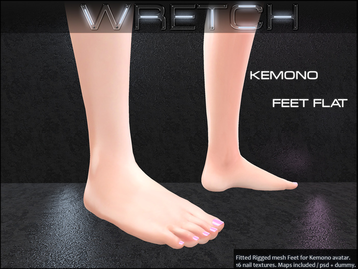 :: Wretch :: Kemono Feet Flat