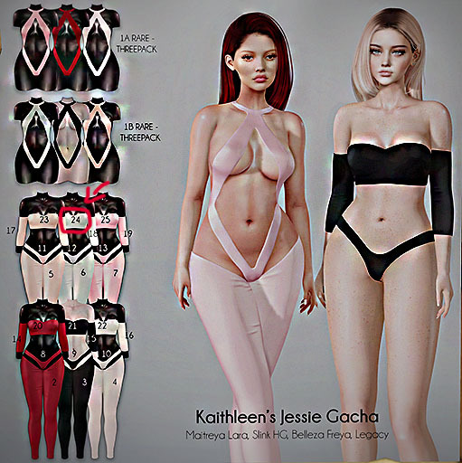 24 Kaithleen's Jessie Gacha Top Freya Aqua