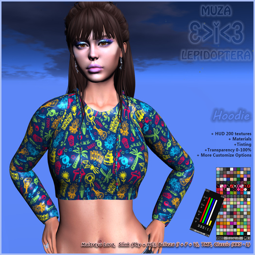 demo}>i<{ MUZA Hoodie + HUD