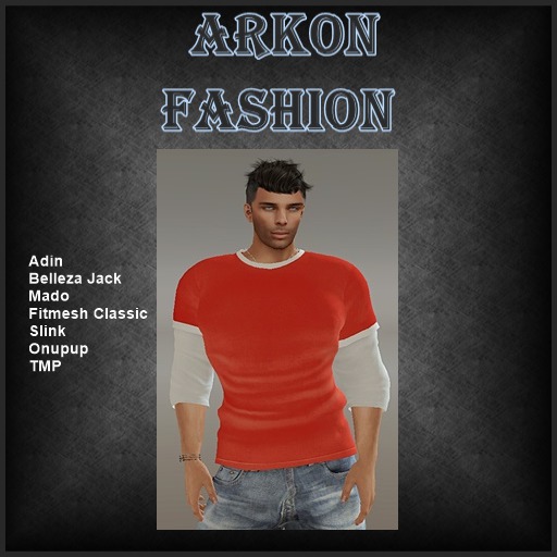 Men's Long Sleeve Shirt W orange