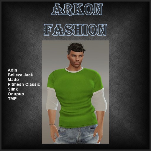 Men's Long Sleeve Shirt W light green