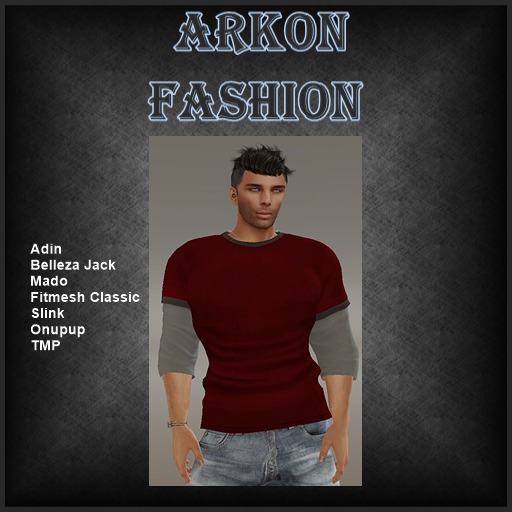 Men's Long Sleeve Shirt red